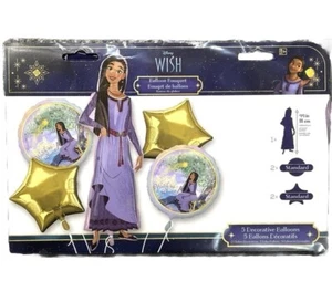 Disney's Wish Piñata 18 pollici - 36 pollici Bouquet di palloncini Mylar - 5 pezzi - Foto 1 di 17
