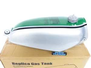 Replica Fuel Gas Tank w Cap, Petcock, Grommets Decals Honda CR125M 1974 Elsinore - Picture 1 of 11
