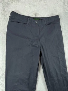 CINTAS Susan Fit Work Pants Womens 8 Reg Uniform Blue Chino Straight Heavy 33x30 - Picture 1 of 9