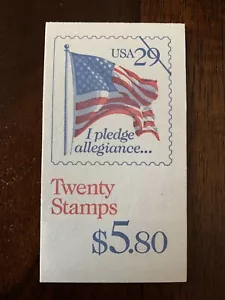 U.S. Booklet #196, 29 cent "I Pledge Allegiance", MNH, BK196 - Picture 1 of 5