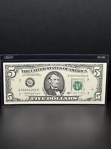 1988-$5 DOLLARS BILL NEAR SOLID Very Nice Piece For Your Collection - Picture 1 of 2