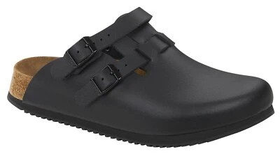 Birkenstock Kay 1018226 Leder schwarz, Herren Clogs wie Boston  normal  41-46 - Bild 1 von 4
