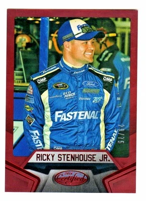 2016 Panini Certified MIRROR RED #18 RICKY STENHOUSE JR 29/75 - Image 1 of 2