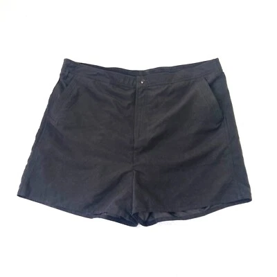 Pantalones Cortos Croft & Barrow Mujer 20W Marrón Poliéster Forro Incorporado Foto 1 de 4