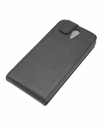 Custodia Top Open per HTC Desire 620 – Cover Elegante in Pelle Sintetica Nera - Immagine 1 di 2