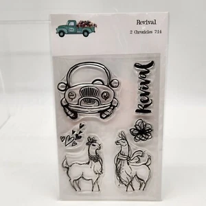 Revival 2 Chronicles 7:14 BTWFG By The Well 4 God Acrylic Stamp Set DIY - Picture 1 of 10