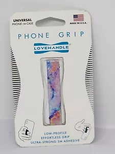 NEW Lovehandle L-259-02 Multicolor Blue Phone Grip for All Mobile Devices, USA - Picture 1 of 10