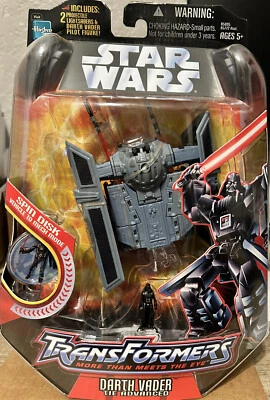Transformers Star Wars Darth Vader and Darth Maul lot with Spin Disk 2005 - Image 1 of 4