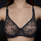 Uk Sexy Ladies Bras Lace See Through Lingerie Underwire Bra Cool Brassiere Tops
