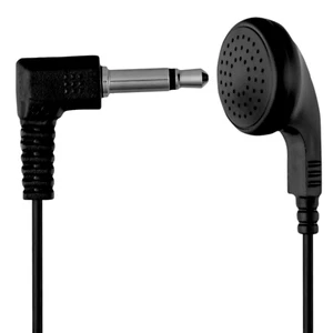 Lot of 25 Black 3.5mm MONO Earbuds - Picture 1 of 5