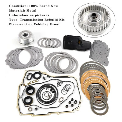 6T40 6T45 Transmission Rebuild Kit Master less Steels For GM Gen 2 2012-up S11 - Image 1 of 4