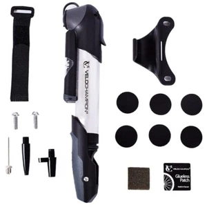 Fast Mini Pump Bike Bicycle Velo Champion 120PSI Pressure Gauge Mount Bracket 8B - Picture 1 of 8