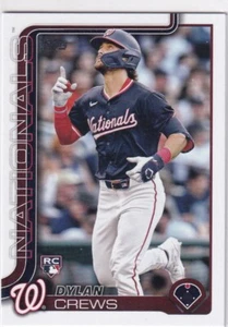 2025 Topps MLB Baseball Series 1 No. 74 Dylan Crews Rookie Nationals - Bild 1 von 2