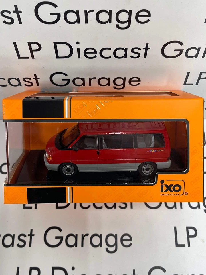 Modelos IXO 1992 Volkswagen T4 Multivan Allstar rojo escala 1:43 diecast Foto 1 de 1