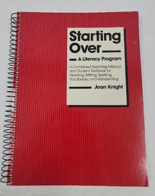 Starting over a Literacy Program: A Combined Teaching Manual & Student Textbook - Image 1 of 4