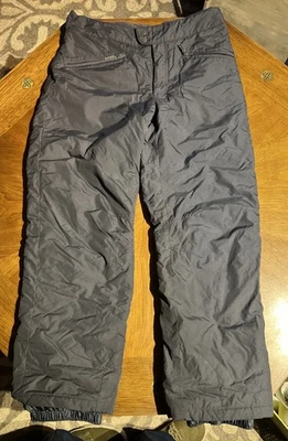 White Sierra Large/31 Inseam Snow Pants w/ Pockets Dark Navy Black - Image 1 of 4