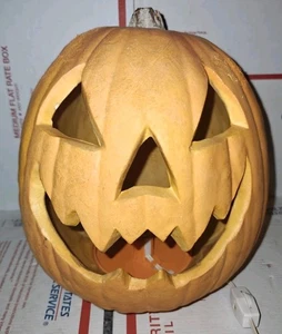 TRENDMASTERS 1993 Zucca Halloween Illuminazione Schiuma Soffiatore Stampo Jack-O-Lantern 10" - Foto 1 di 5