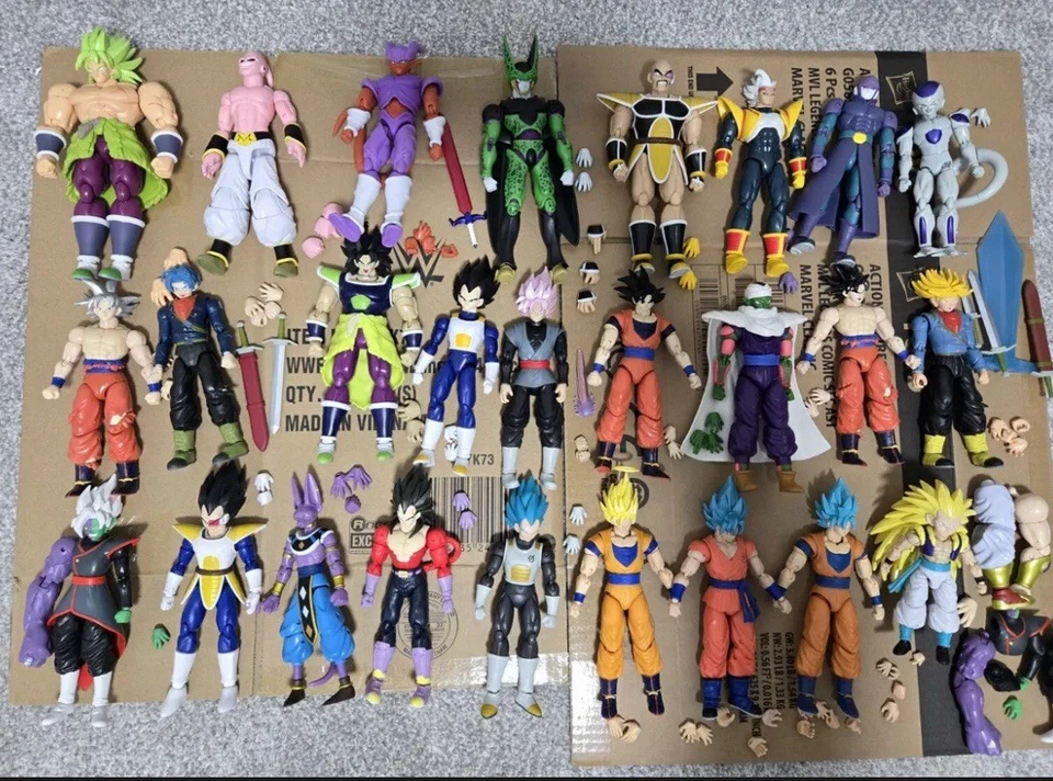 Lote de 26 figuras de acción Bandai Dragon Stars Dragon Ball Z Super DBZ Foto 1 de 1