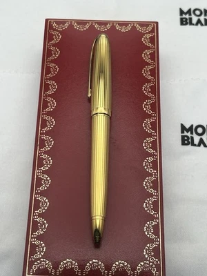 Bolígrafo Gordon chapado en oro Louis Cartier-Exc. estado Foto 1 de 4