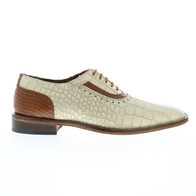 Zapatos Oxford y con cordones beige Stacy Adams Riccardi 25575-114 para hombre punta lisa Foto 1 de 4