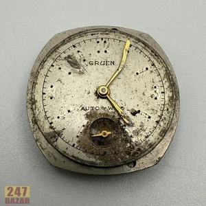 Gruen 475 Autowind Veri-Thin 17J Automatic Bumper Good Balance AS IS for Parts - Picture 1 of 5