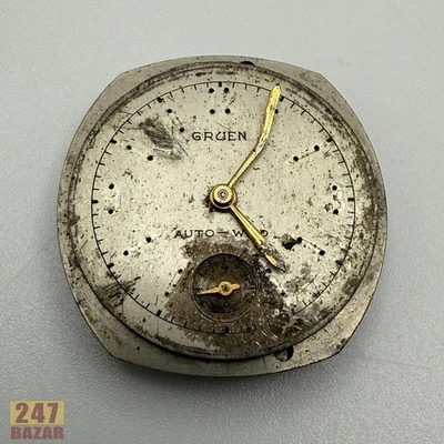 Gruen 475 Autowind Veri-Thin 17J Automatic Bumper Good Balance AS IS for Parts - Image 1 of 4