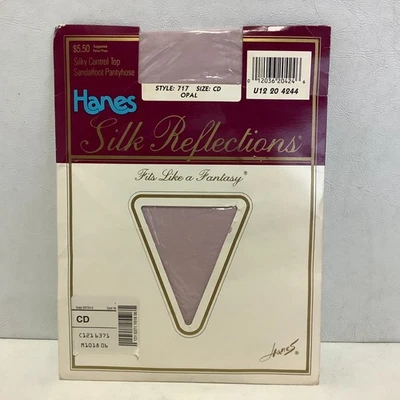 Nuevo en Paquete De Colección Hanes Silk Reflections Sedoso Transparente Control Top Pantimedias Talla CD Ópalo Foto 1 de 3
