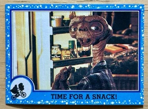 Topps E.T. 1982 Película - Time for a Snack #26 - Imagen 1 de 2
