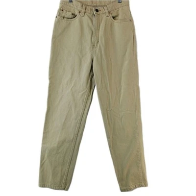 Jeans Levis Mom Vintage Mujer 12M Alto Rise Hecho en EE. UU. Años 90 Cápsula Amarillo Denim Foto 1 de 4