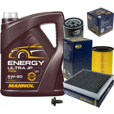 SCT Inspektionspaket 5 L MANNOL Energy Ultra JP 5W-20 für Ford Focus II DA_ - Bild 1 von 4