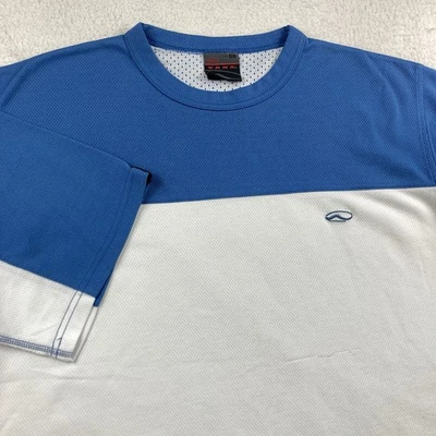 Camiseta vintage VANS para hombre XL azul blanco malla años 90 skate skateboarding Foto 1 de 4