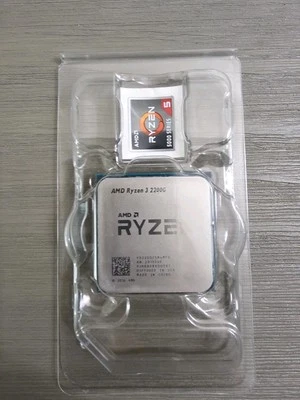 AMD Ryzen 3 2200g 3.5 GHz Quad-Core (YD2200C5FBBOX) Processor UNTESTED - Image 1 of 2