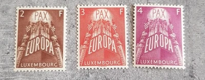 LUXEMBOURG -EUROPA-3 VAL-SET - MNH - Image 1 of 2