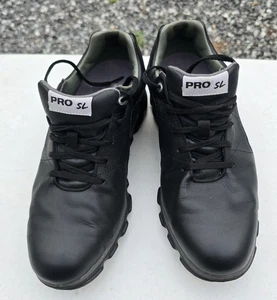 FootJoy Pro SL Spikeless Golf Shoes Black Leather Men's Size 8 M 53273 - Picture 1 of 6