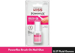 KISS Powerflex Brush-On Nail Glue, Flex Formula for Ultra Hold of False Nails - Picture 1 of 5