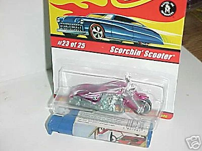 HW HOT WHEELS CLASSICS 1 #22 SCORCHIN SCOOTER MOTORCYCLE PNK HOTWHEELS VHTF RARE - Image 1 of 1