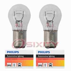 2 pc Philips Brake Light Bulbs for Renault Alliance Encore 1983-1986 pz