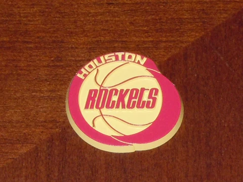 HOUSTON ROCKETS Vintage Old NBA RUBBER Basketball FRIDGE MAGNET Standings Board Cover