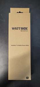 WATTBOX WB-100-PS-6, 6 Outlet Power Strip-Integrated Circuit Breaker-NEW - Afbeelding 1 van 3