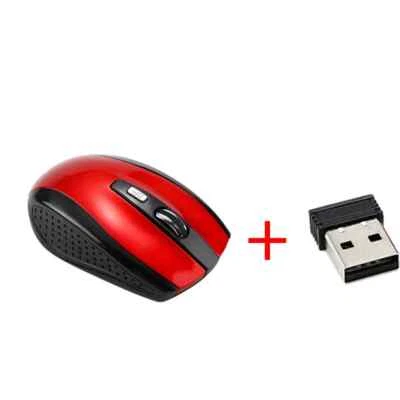 2 Wireless Optical Mouse  Mice & USB Receiver For PC Laptop Computer DPI USA - Image 1 of 4