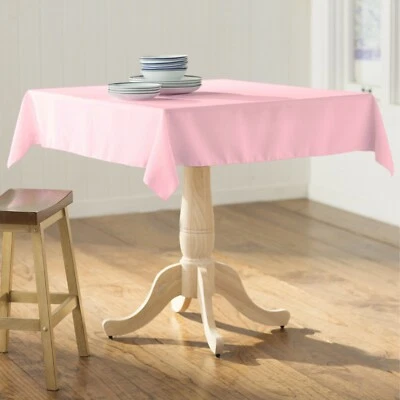 LA Linen Polyester Poplin Square Tablecloth, 52 by 52-Inch. Made in USA - Image 1 of 2
