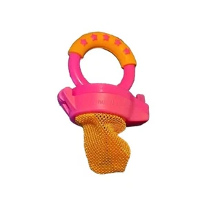 Alimentador para bebés Munchkin NIÑAS Nibbler sin BPA 10 meses + fruta rosa naranja - Imagen 1 de 9