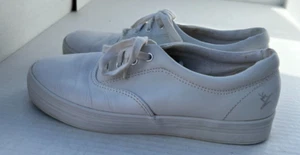 Grasshoppers Womens Size 8 White Canvas Tennis Sneaker Shoe Ortholite Nurse work - Bild 1 von 8