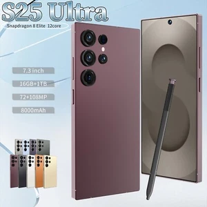 Nuevo Smartphone S25 Ultra 2025 7.3 16GB+1TB Doble SIM Android Teléfonos Móviles Regalo - Imagen 1 de 26