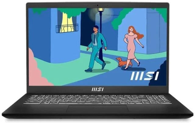 MSI Modern 15 B12M-026UK 15.6" (512GB SSD, Intel Core i7-1255U, 3.50GHz, 8GB... - Image 1 of 1