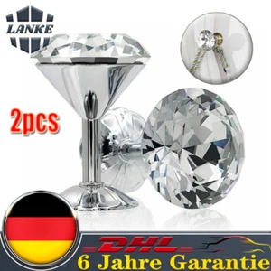 2 Kristall Gardinenhalter Raffhalter Haken Halter Raffbügel Vorhänge Holdbacks - Bild 1 von 6