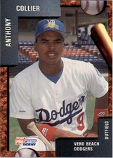 1992 Vero Beach Dodgers Fleer/ProCards #2888 Anthony Collier