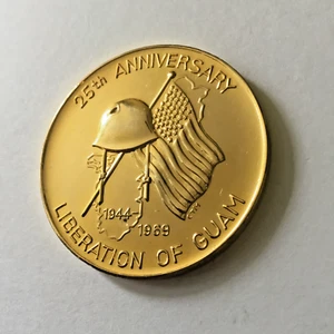 1969 25th Anniversary Liberation of Guam 1944-1969 Commemorative Coin - Picture 1 of 8
