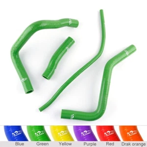 Kit tubi radiatore silicone verde per Suzuki GSXR 1000 K1 K2 K3 K4 2001-2004 - Foto 1 di 14
