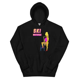 Whiteface Ski Saxophone Lady Skifahren Skifahrer Hoodie - Bild 1 von 7